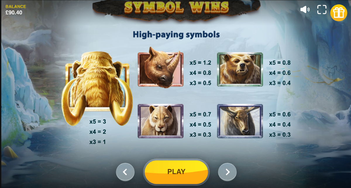 Free spins round with progressive multiplier indicator above reels Wild Tundra